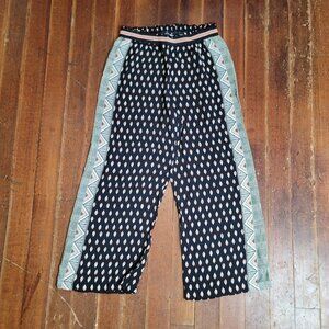 Maeve by Anthropologie wide leg patterned flowy boho spring pants - Size Medium